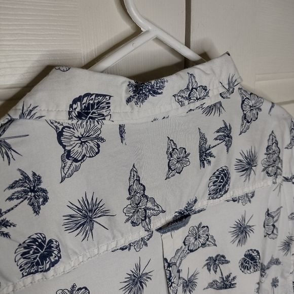 TOP QUALITY Huntington Beach Club Men's XXL Hawaiian Button Down Camp Shirt - Picture 6 of 9